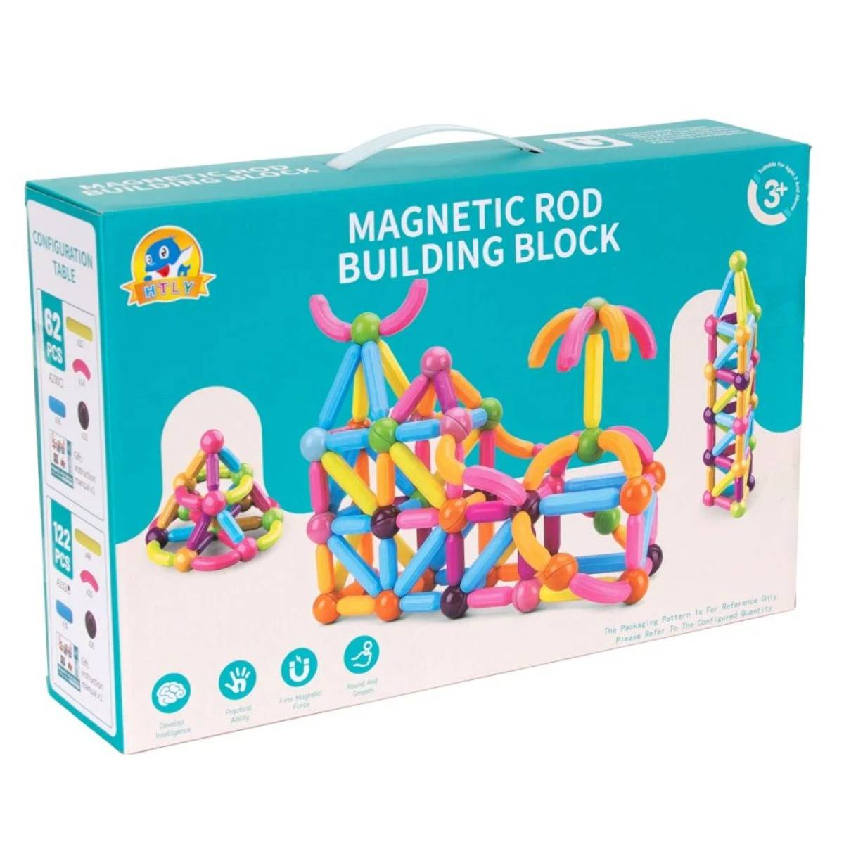 122 Parça Manyetik Yapı Blokları