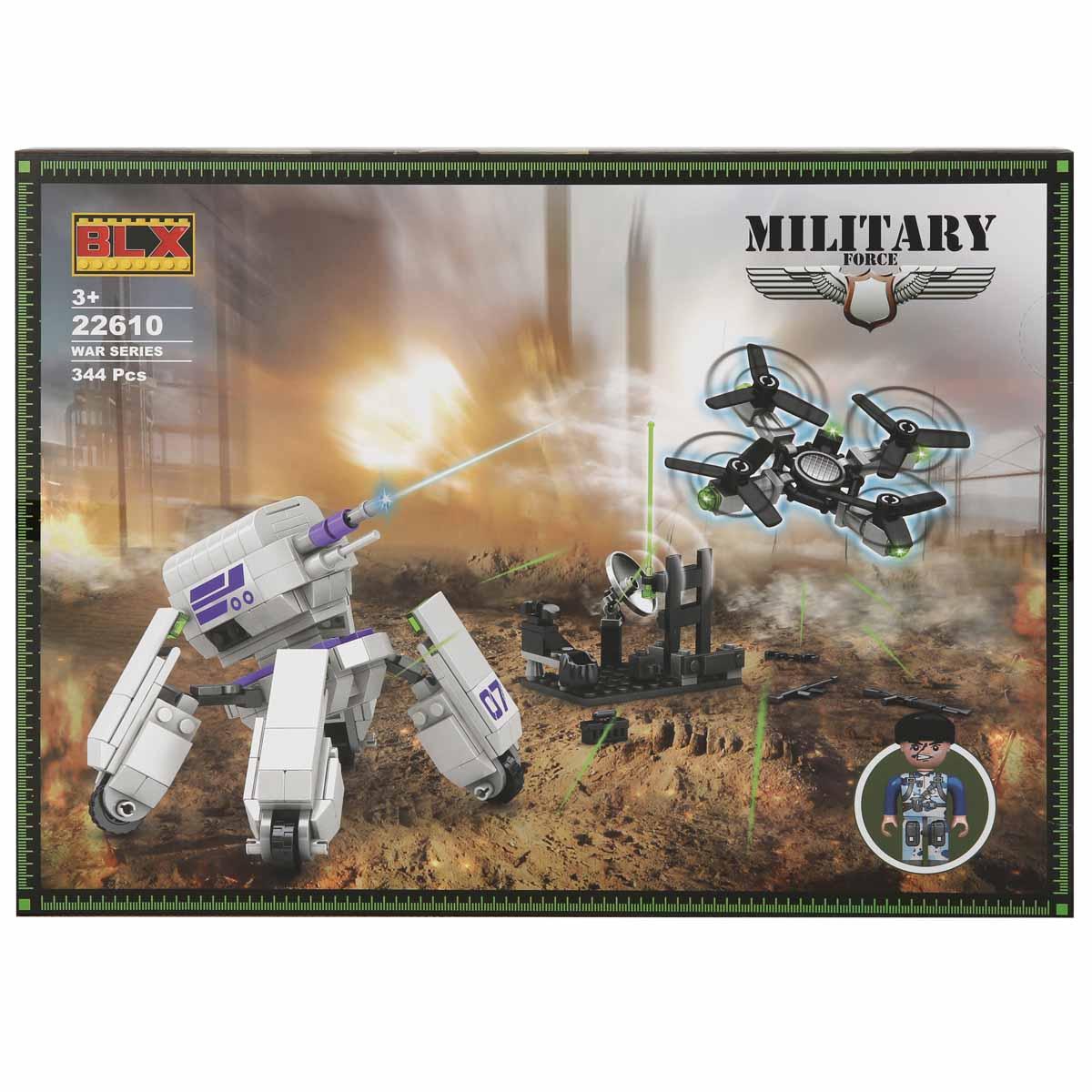 BLX Askeri Drone Füze Savunma Savaş Robotu Blok Yapı Seti