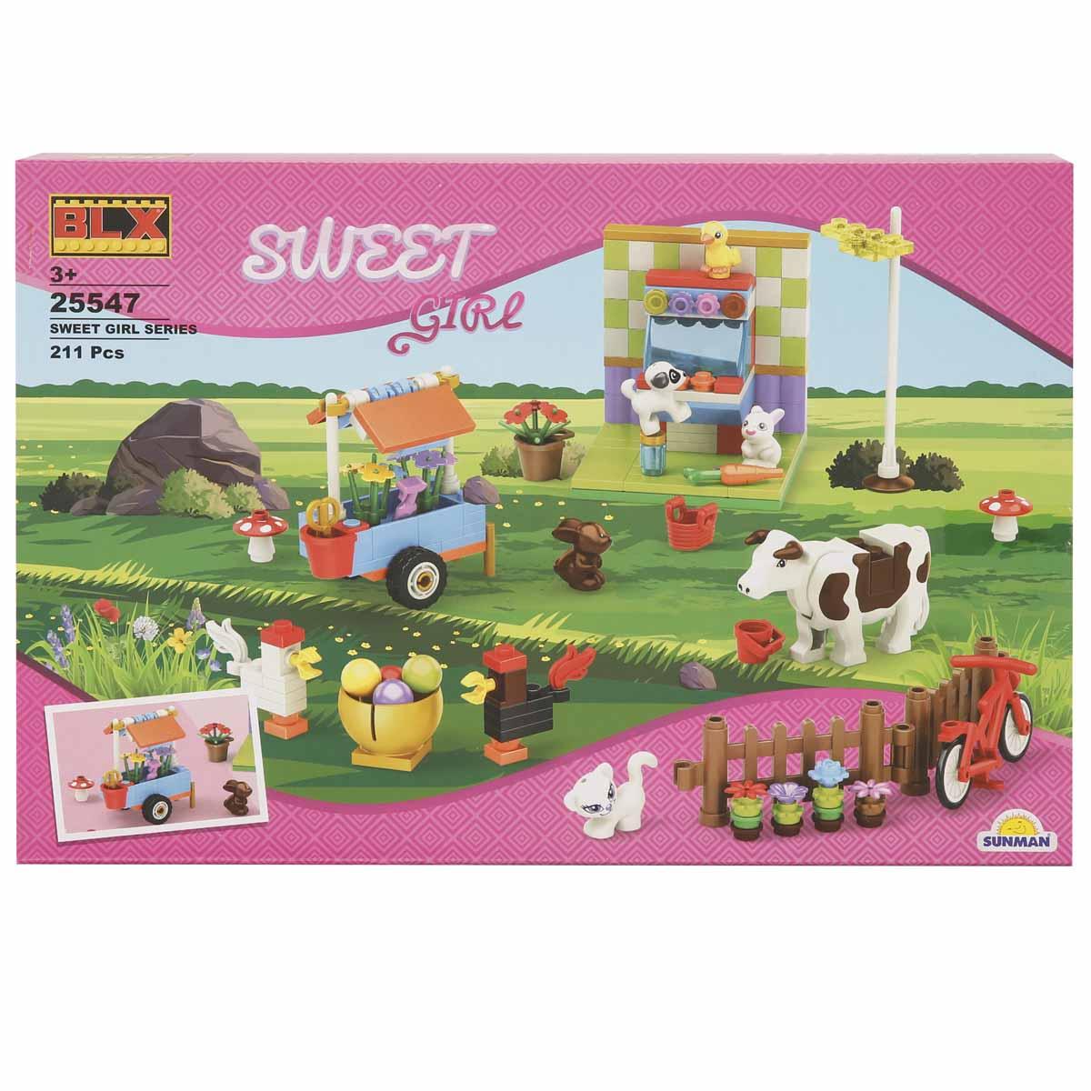 BLX Tatlı Kız Hayvanat Bahçesi Blok Yapı Seti