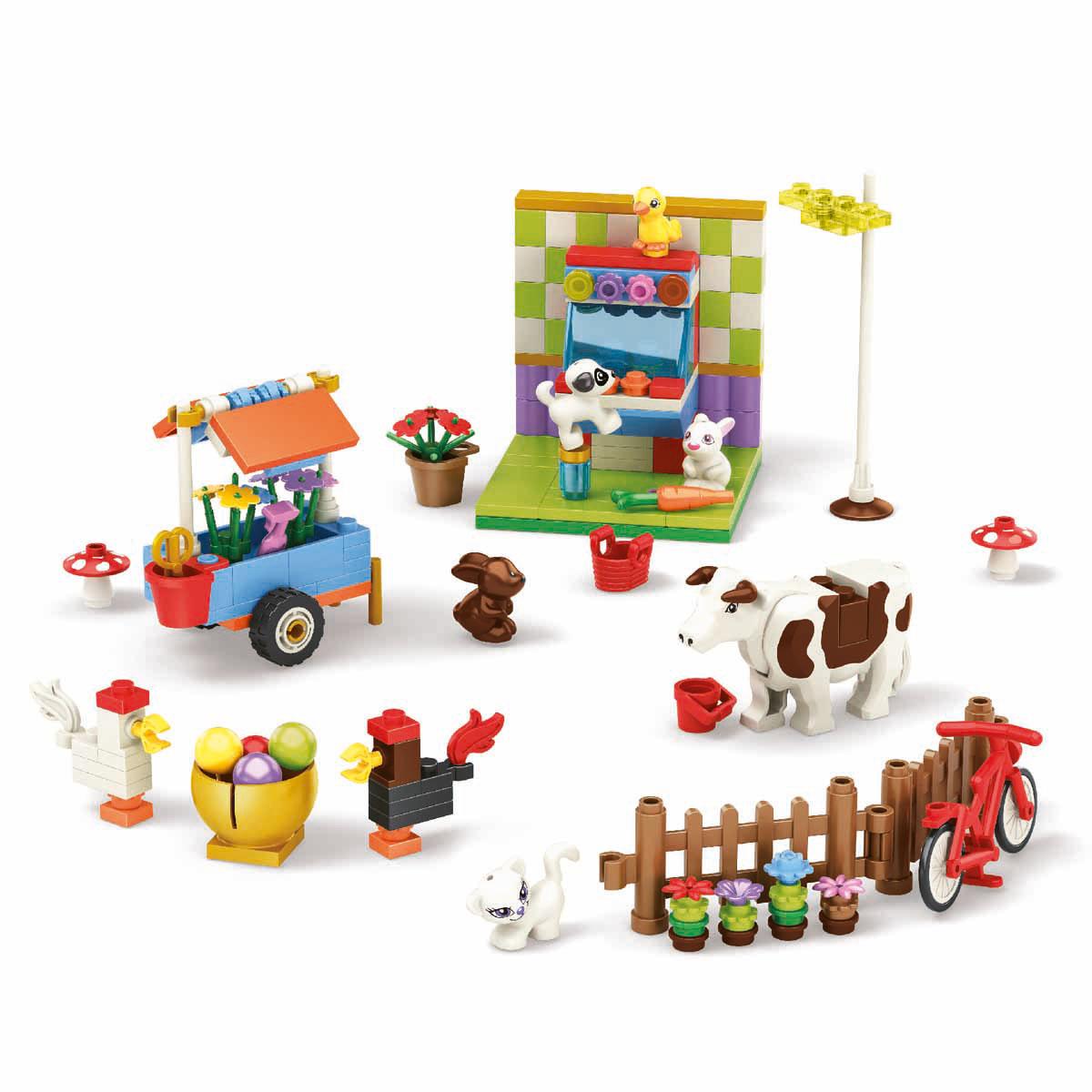 BLX Tatlı Kız Hayvanat Bahçesi Blok Yapı Seti