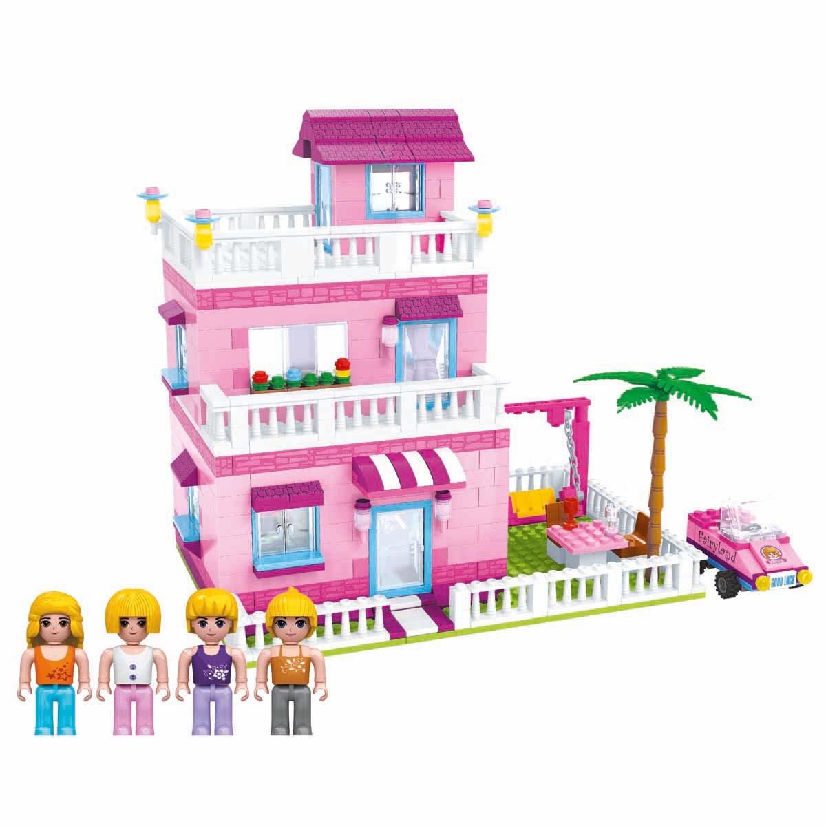 BLX Tatlı Kız Pempe Apartman Blok Yapı Seti