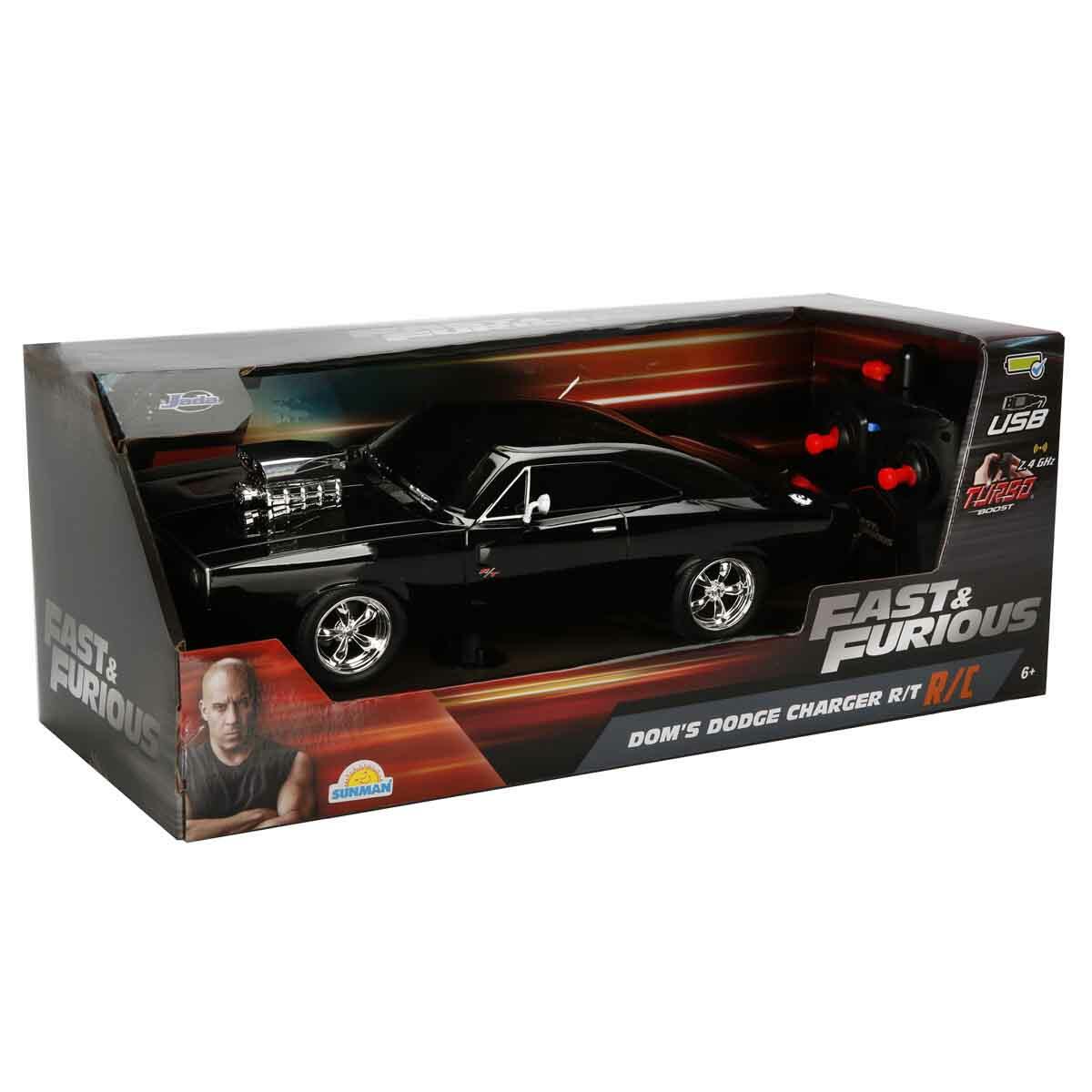Jada 1:16 Fast Furious Dom’s Dodge Charger R/T USB Şarjlı Uzaktan Kumandalı Araba