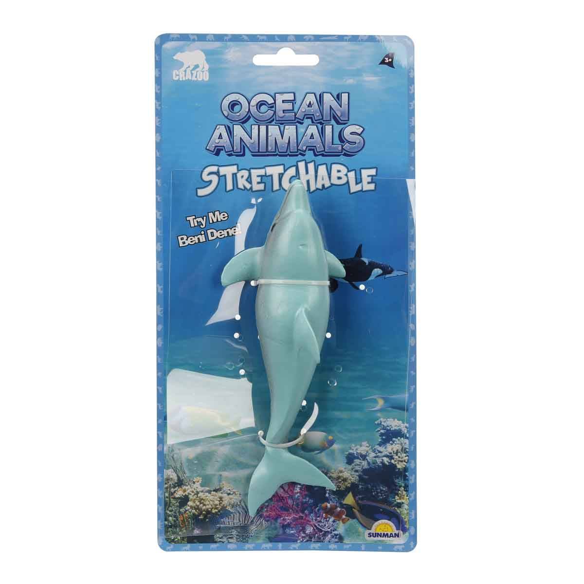 Streç Uzayan Deniz Hayvanları Figürleri