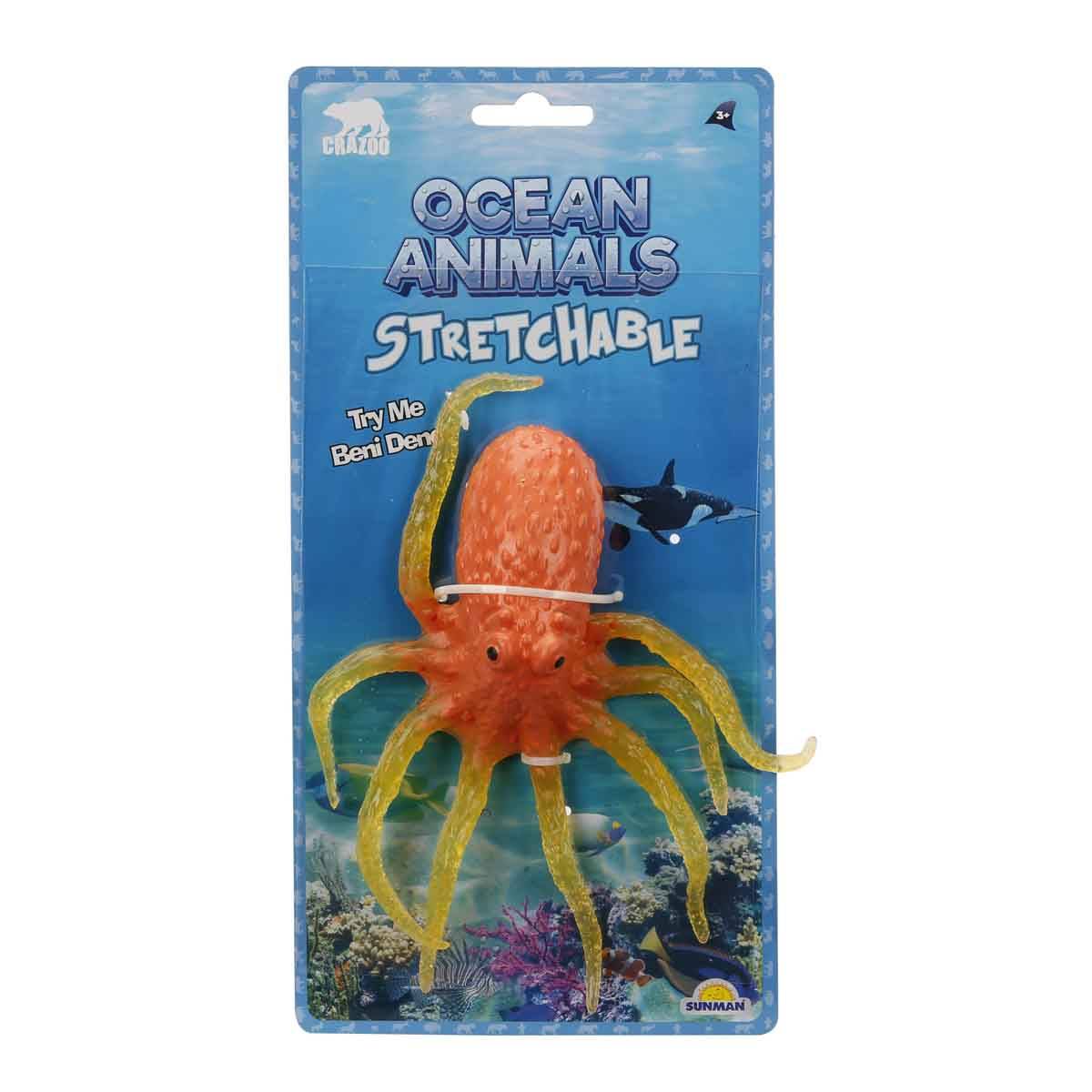 Streç Uzayan Deniz Hayvanları Figürleri