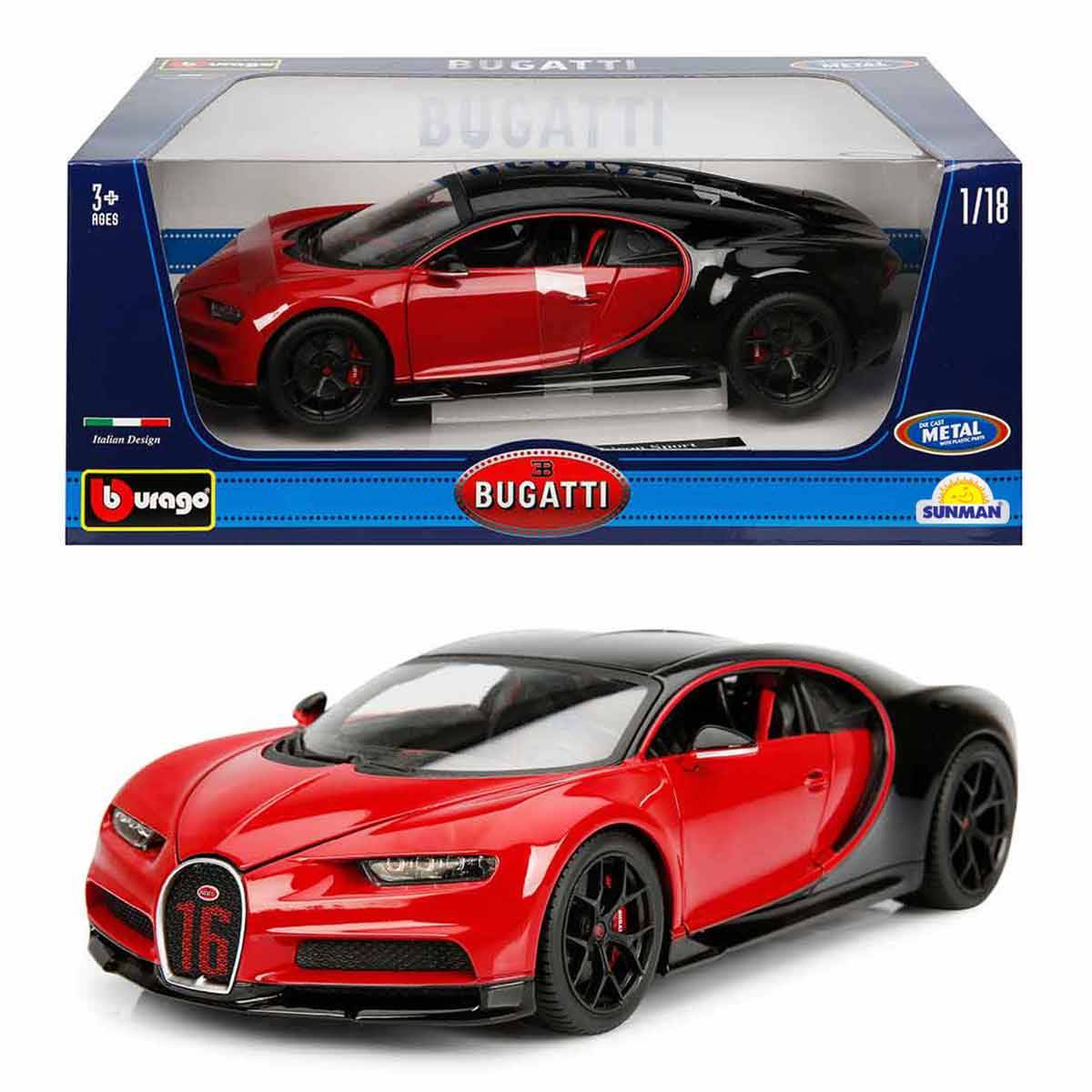 Burago 1/18 Bugatti Chiron Sport Model Araba