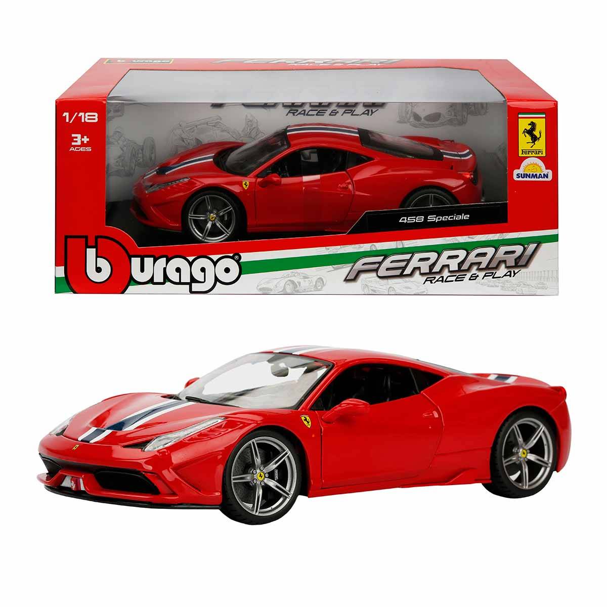 Burago 1/18 Ferrari 458 Speciale Model Araba