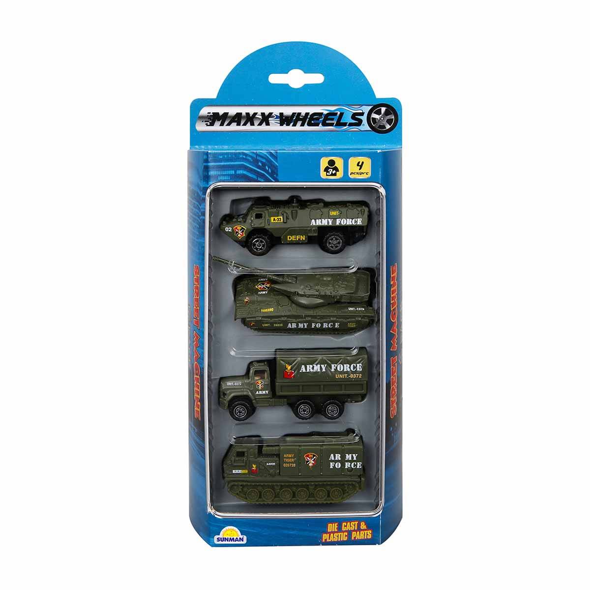 Maxx Wheels Mini Araçlar 4'lü