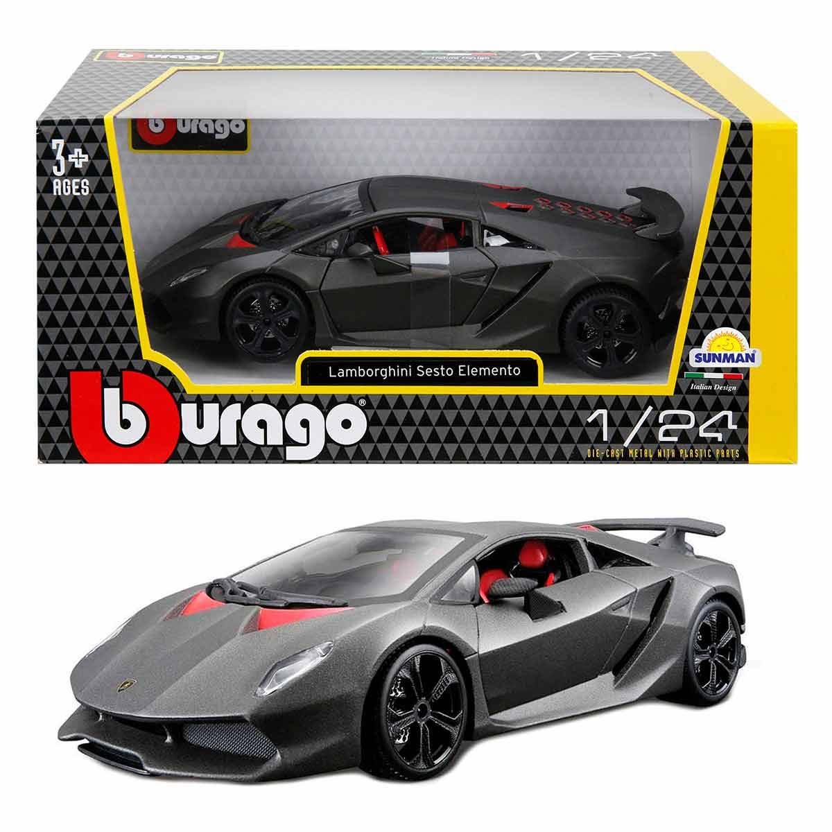 Burago 1/24 Lamborghini Sesto Elemento Model Araba