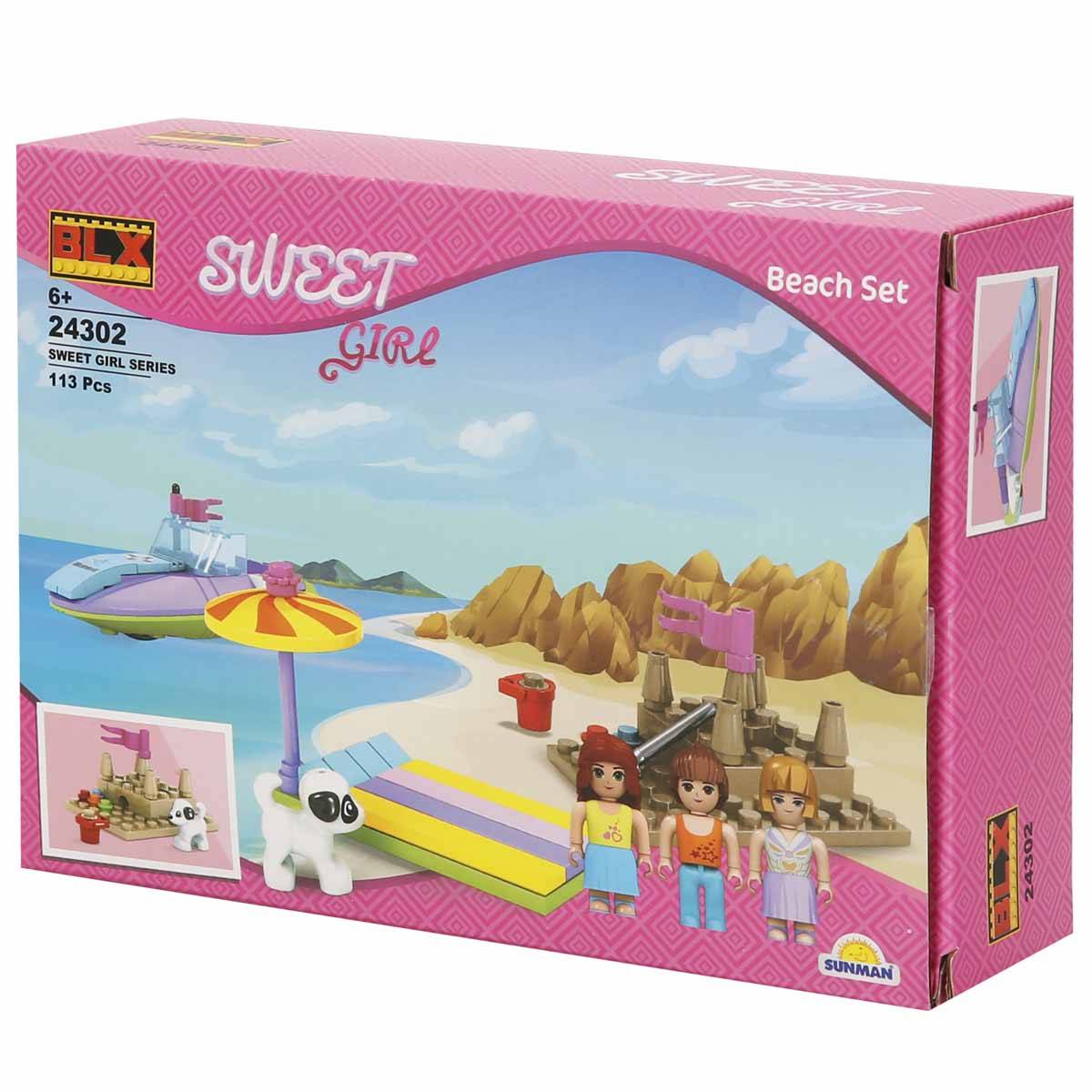 BLX Tatlı Kız Plaj Eğlencesi Yapı Seti