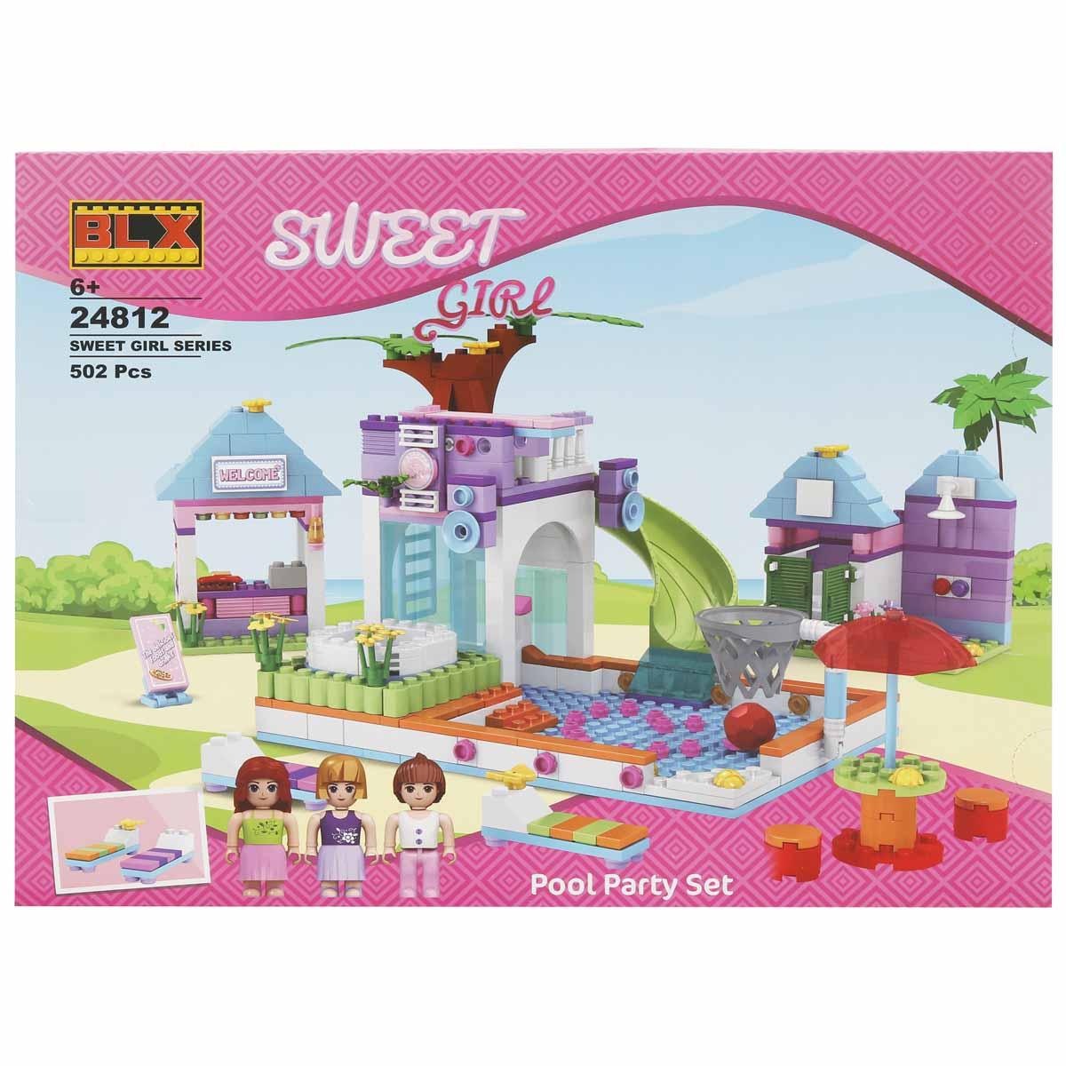 BLX Tatlı Kız Havuz Partisi Blok Yapı Seti