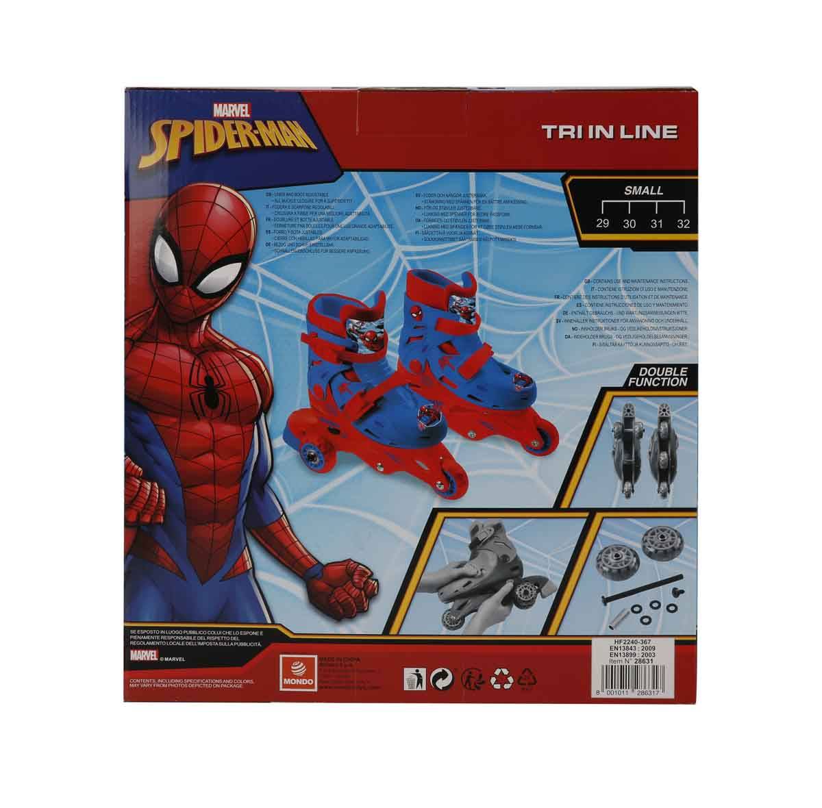 Spiderman Inline 3 Tekerlekli Paten
