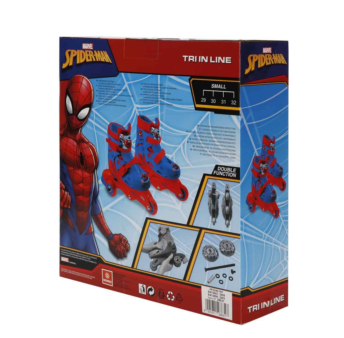 Spiderman Inline 3 Tekerlekli Paten