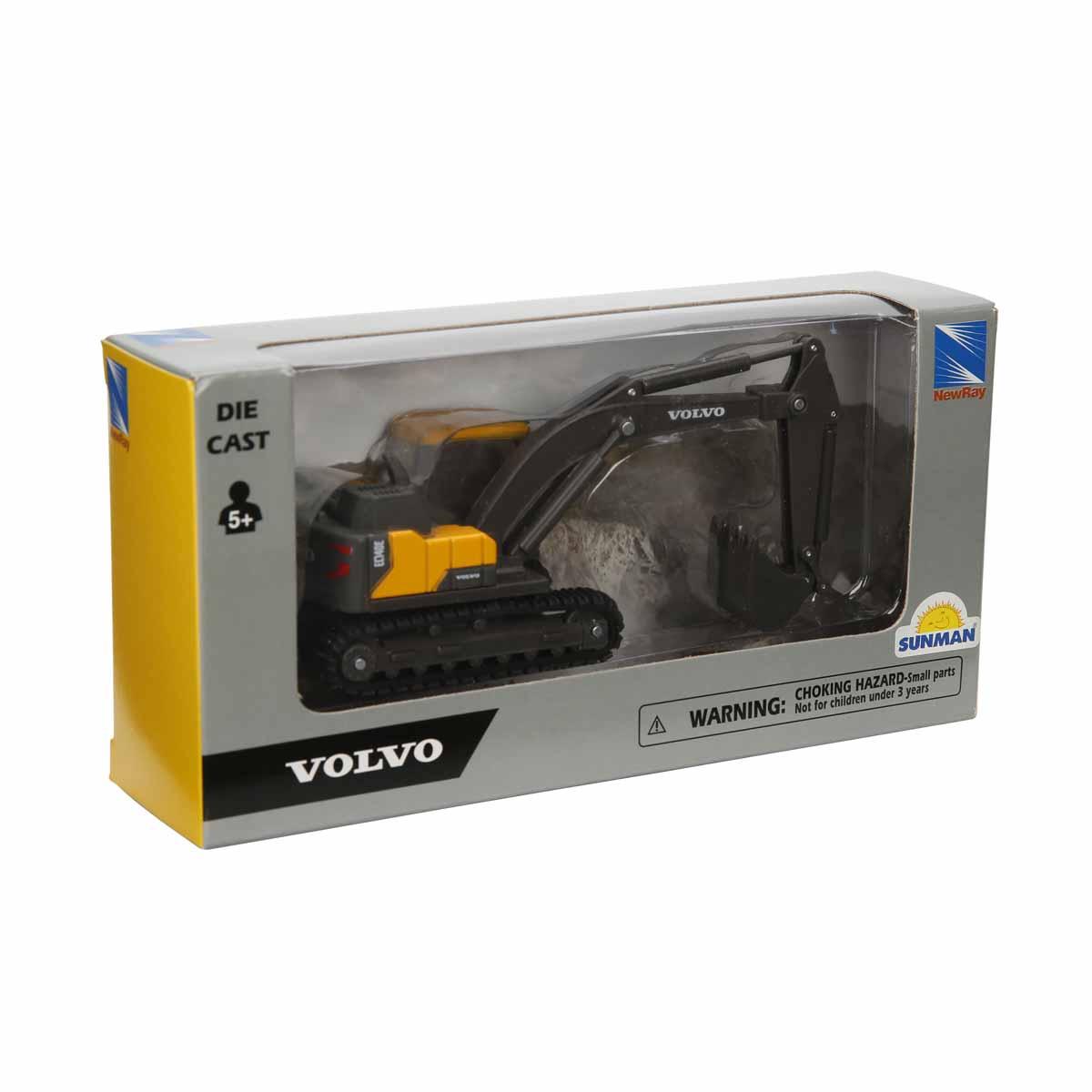 New Ray Volvo İnşaat Araçları Kamyon-Dozer-Ekskavatör