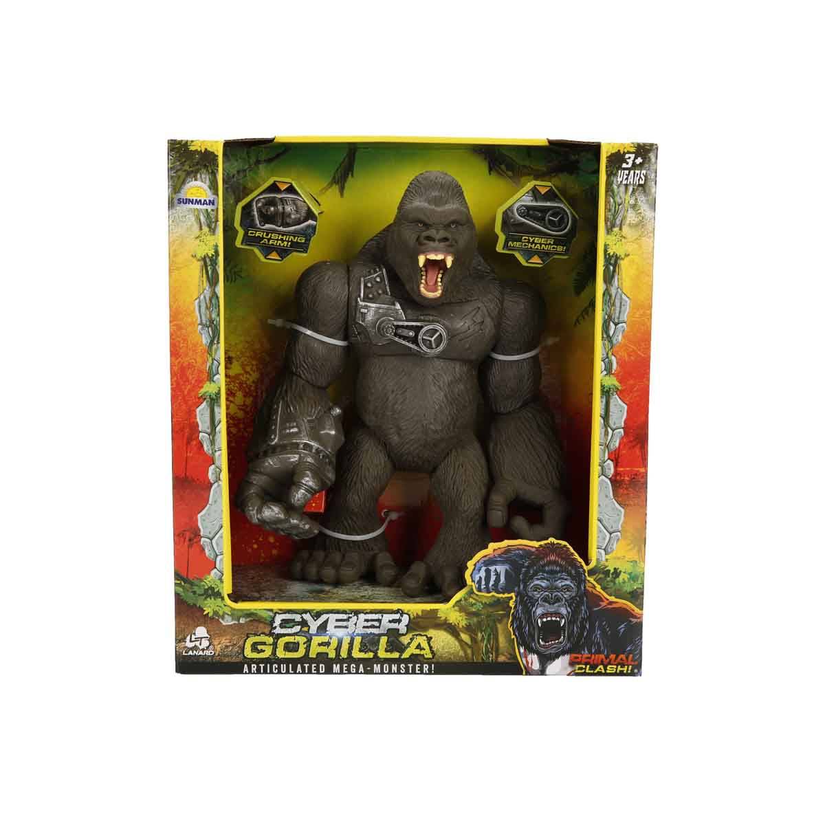 Jurassic Clash Cyber Goril King Kong Figür - 27 Cm