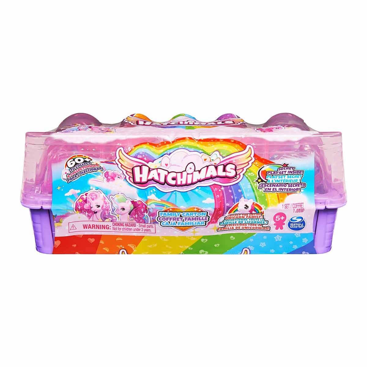 Hatchimals Biriktirebilir Sürpriz 10 Karakterli Unicorn Ailesi Oyun Seti
