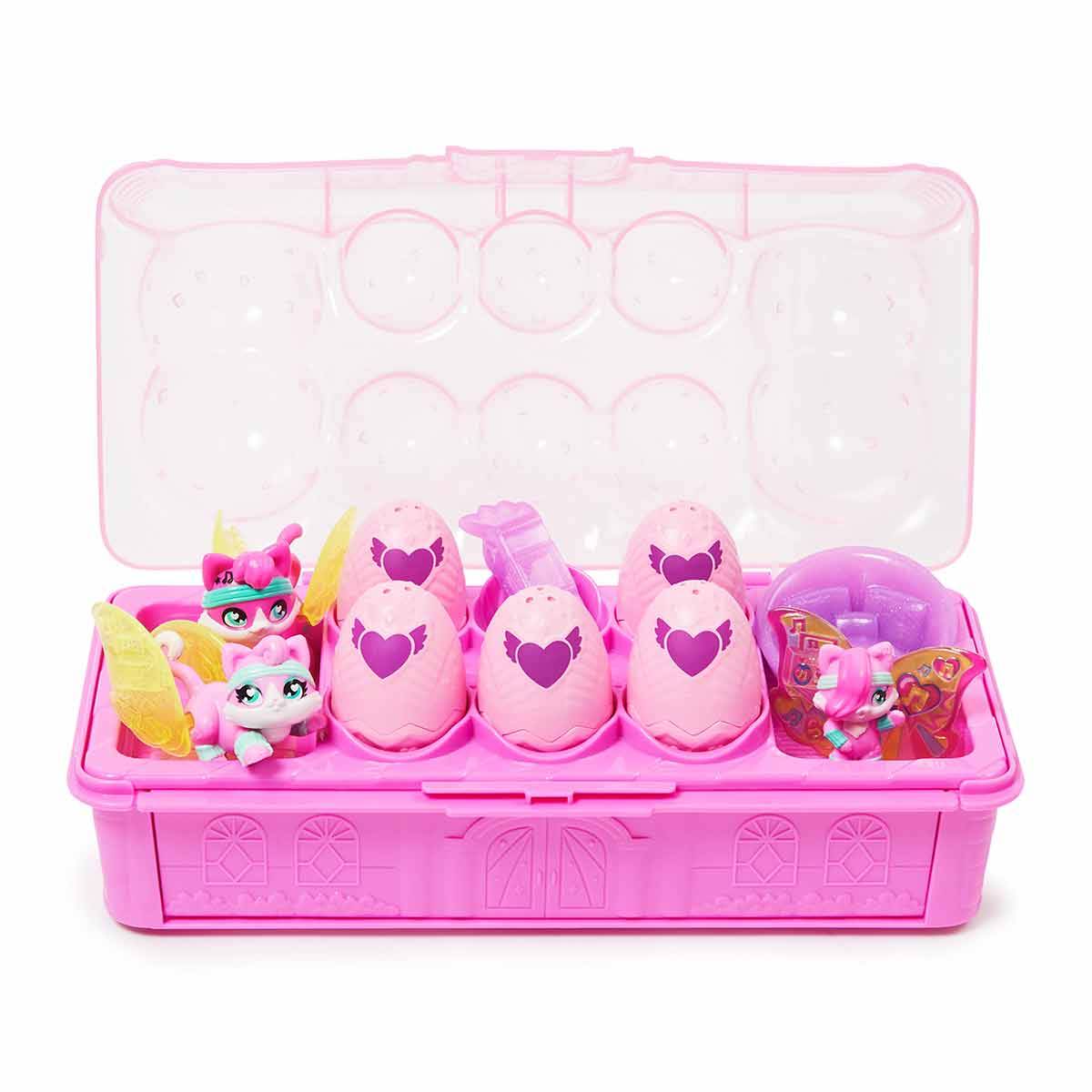 Hatchimals Biriktirebilir Sürpriz 10 Karakterli Kedi Ailesi Oyun Seti