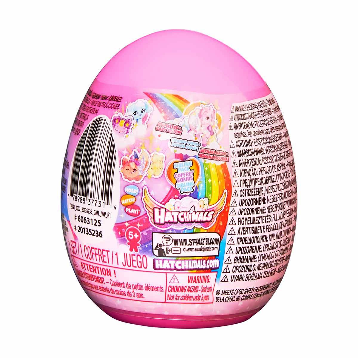 Hatchimals Biriktirebilir 2 Karakterli Kardeş Oyun Seti