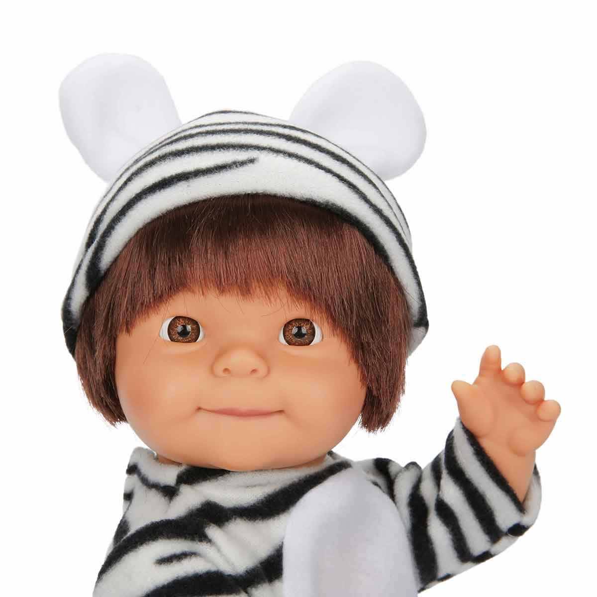 Bebelou Hayvan Kostümlü Bebek Seti 40 Cm