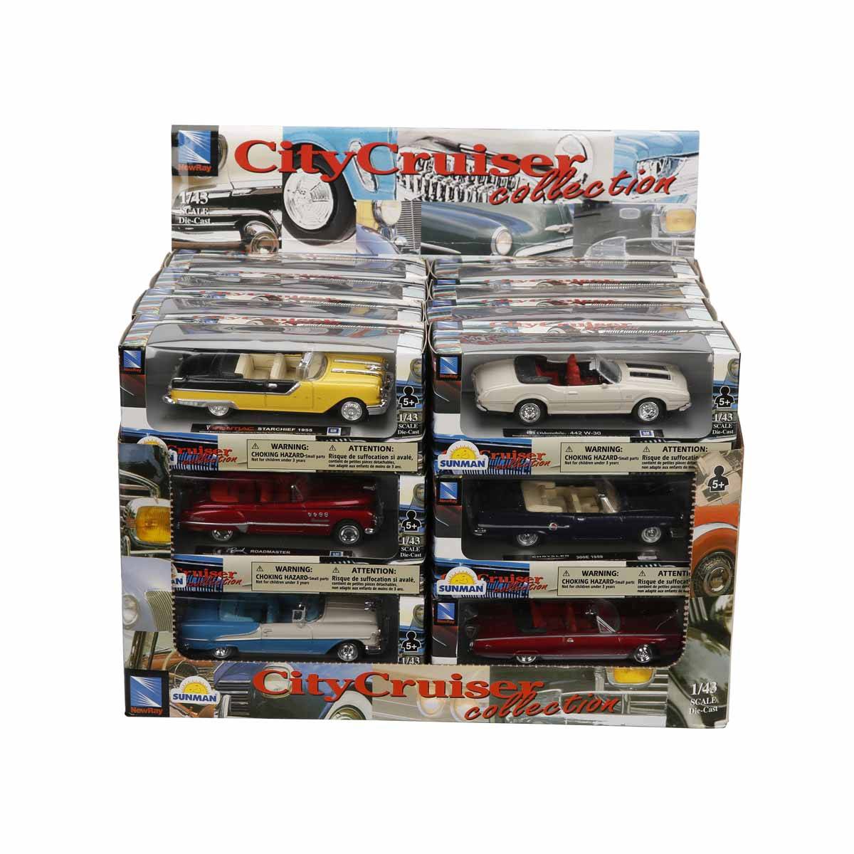 New Ray 1/43 Ölçek Klasik Amerikan Serisi Arabalar