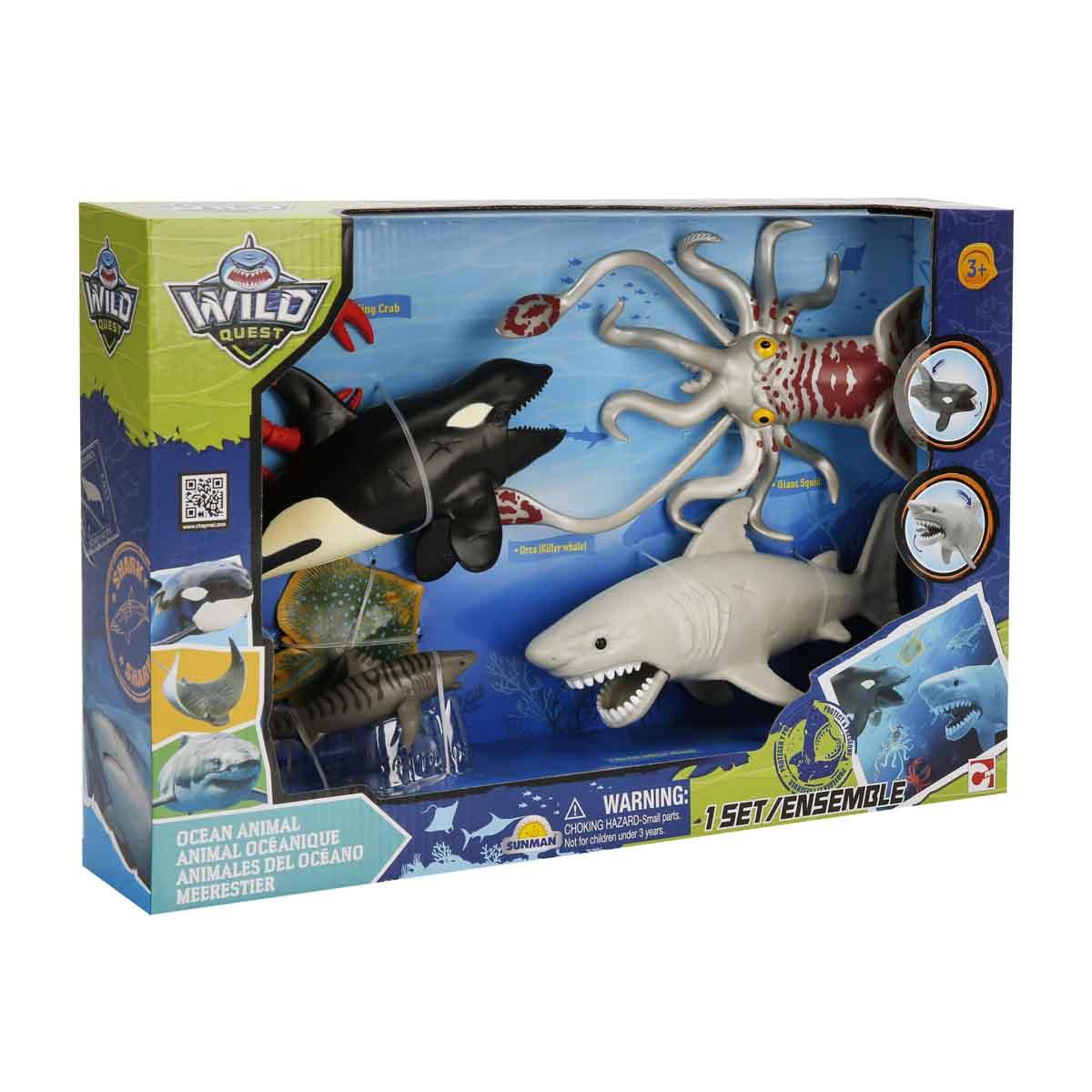 Wild Quest Okyanus Hayvanları Figür Seti - 6 Parça