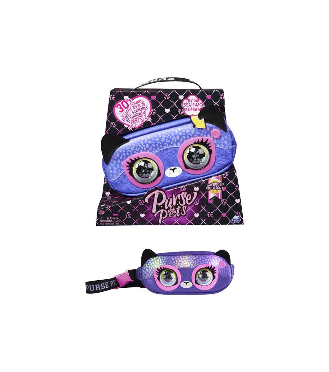 Purse Pets Savannah Spotlight Işıklı Çanta Çita