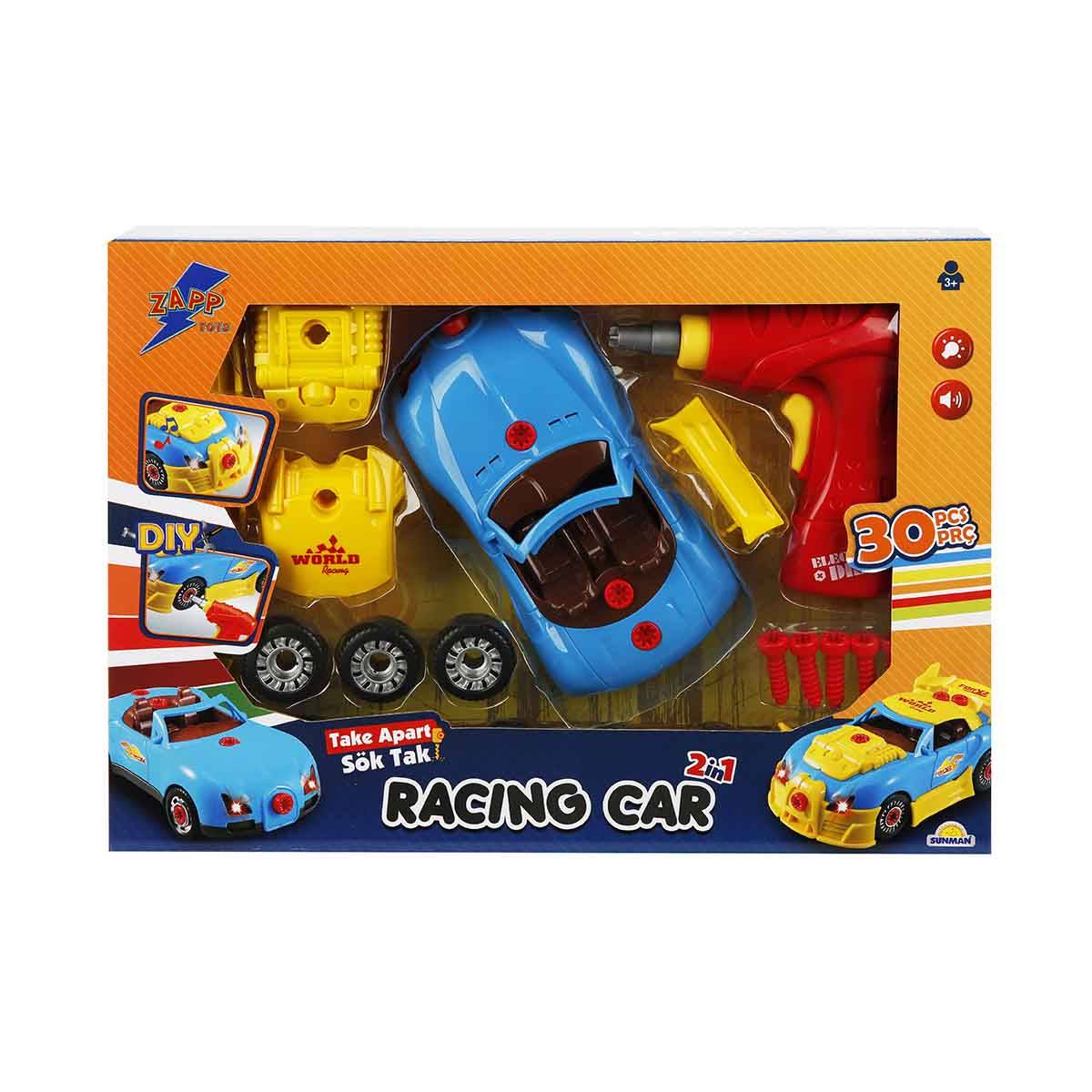 Sesli ve Işıklı Sök Tak Spor Araba Tamir Seti