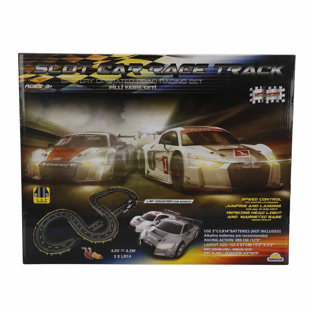 Slot Car Işıklı Yarış Seti