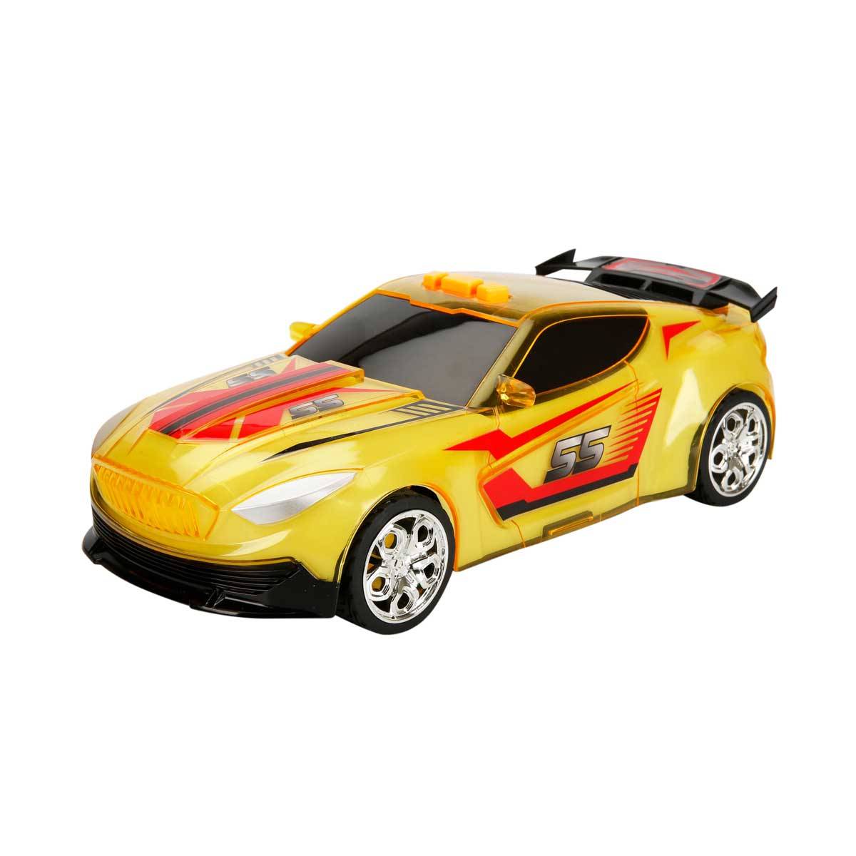 Teamsterz Sesli ve Işıklı Renk Değiştiren Sarı Araba 27 cm