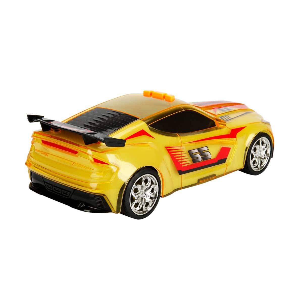 Teamsterz Sesli ve Işıklı Renk Değiştiren Sarı Araba 27 cm