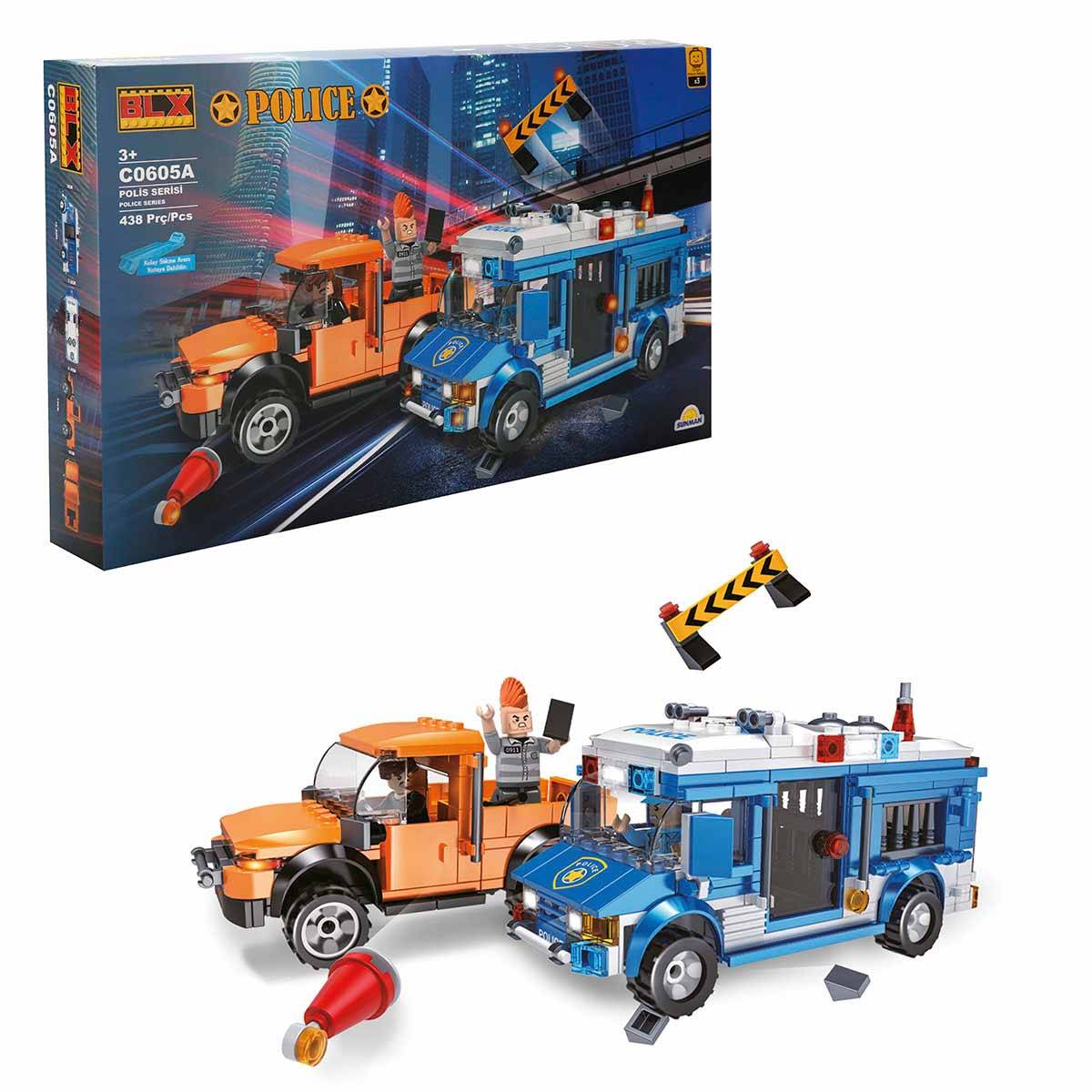 BLX 438 Parça Zırhlı Polis Kamyoneti Lego Seti