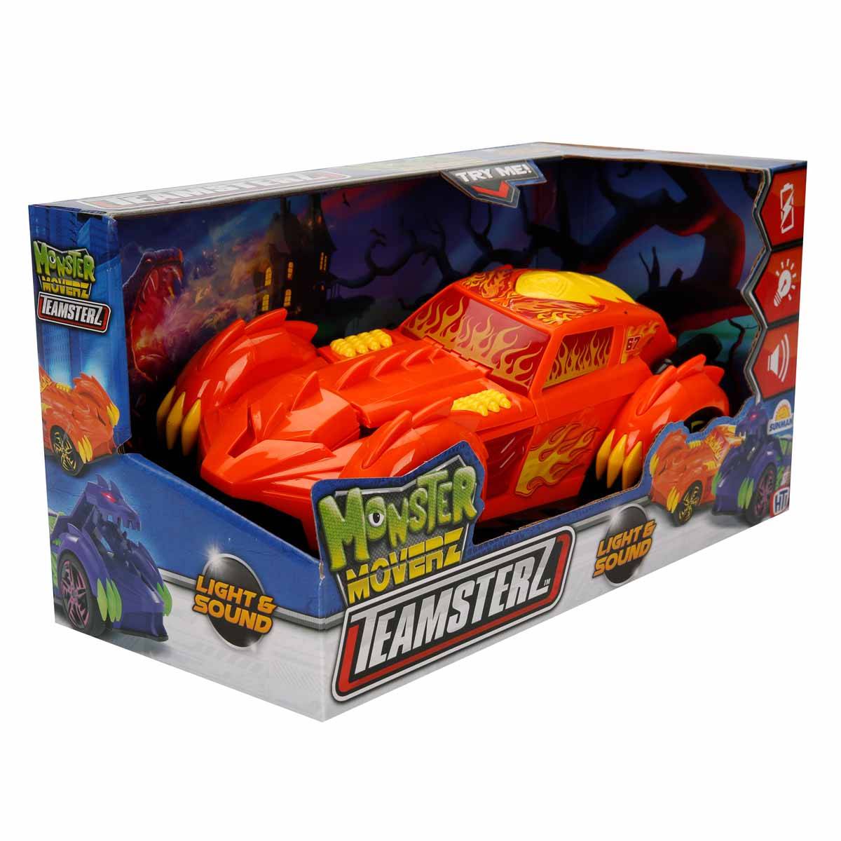 Teamsterz Monster Movers Sesli ve Işıklı Dönüşebilen Araba 27 cm