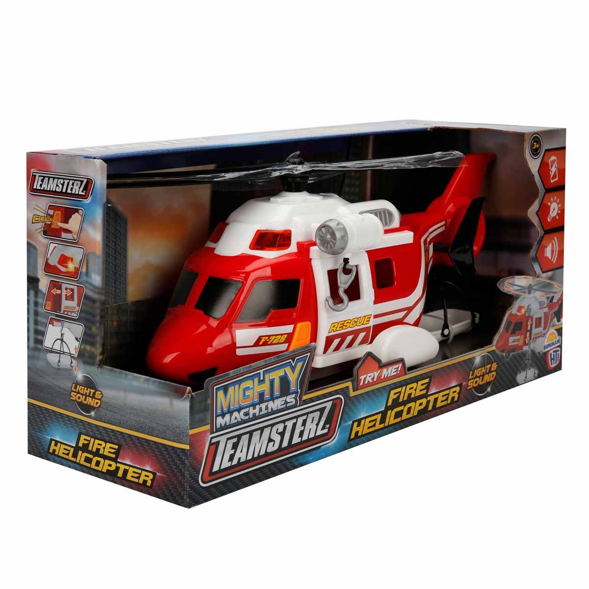 Teamsterz Sesli ve Işıklı İtfaiye Helikopteri