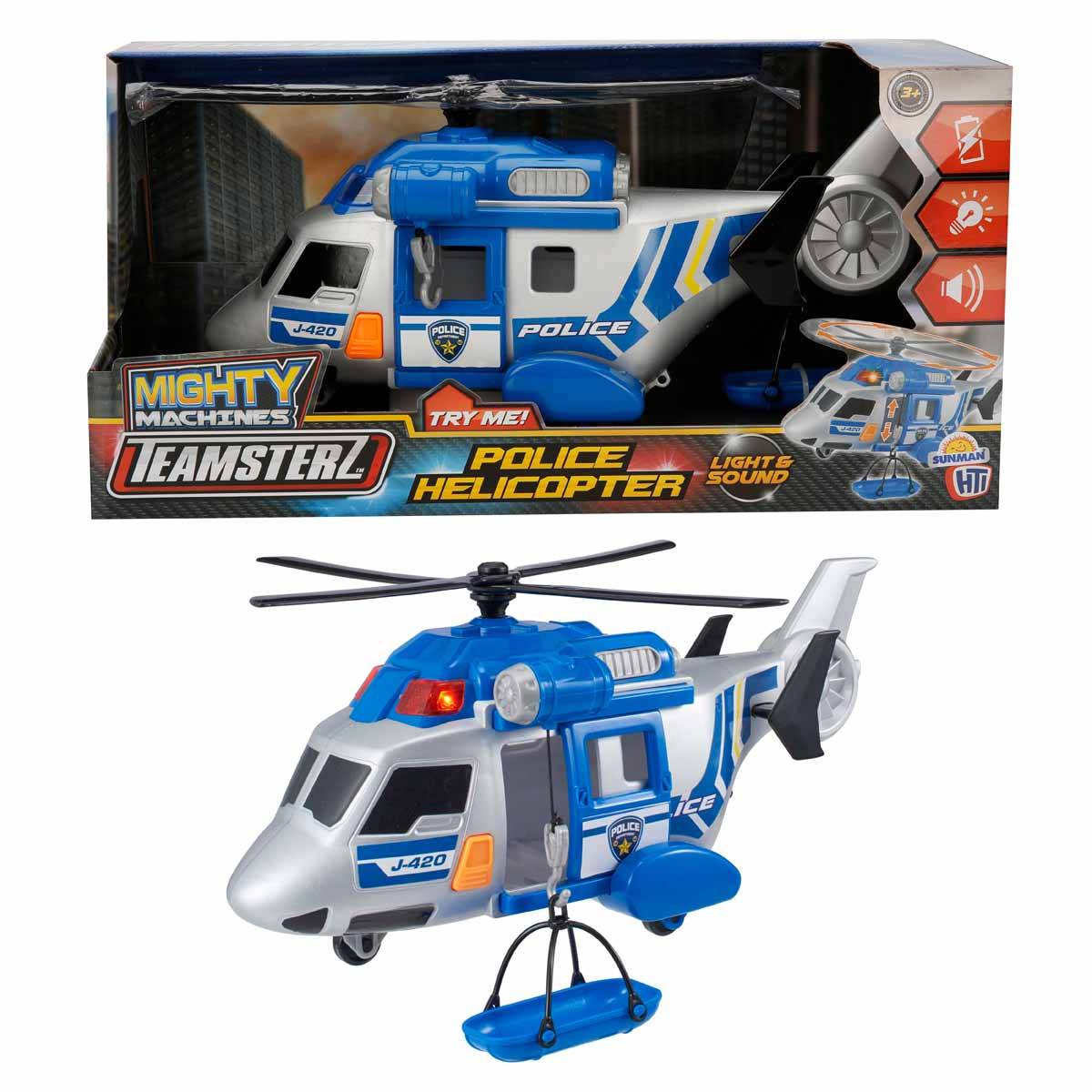 Teamsterz Sesli ve Işıklı Polis Helikopteri 36 cm