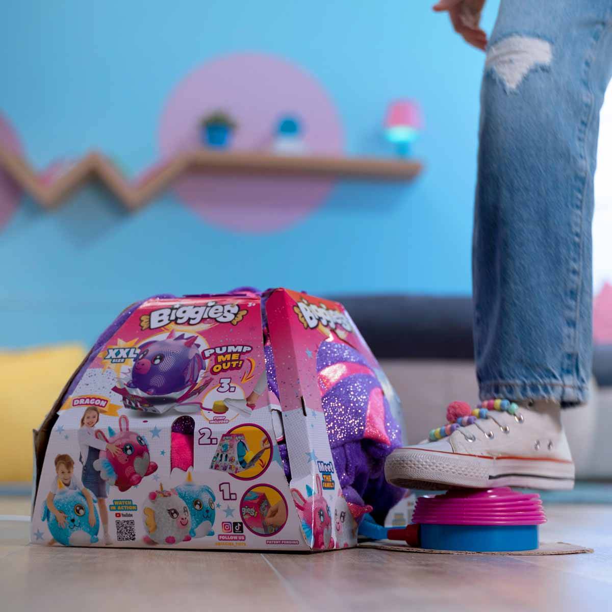 Biggies Şişme Peluş Ejderha XXL