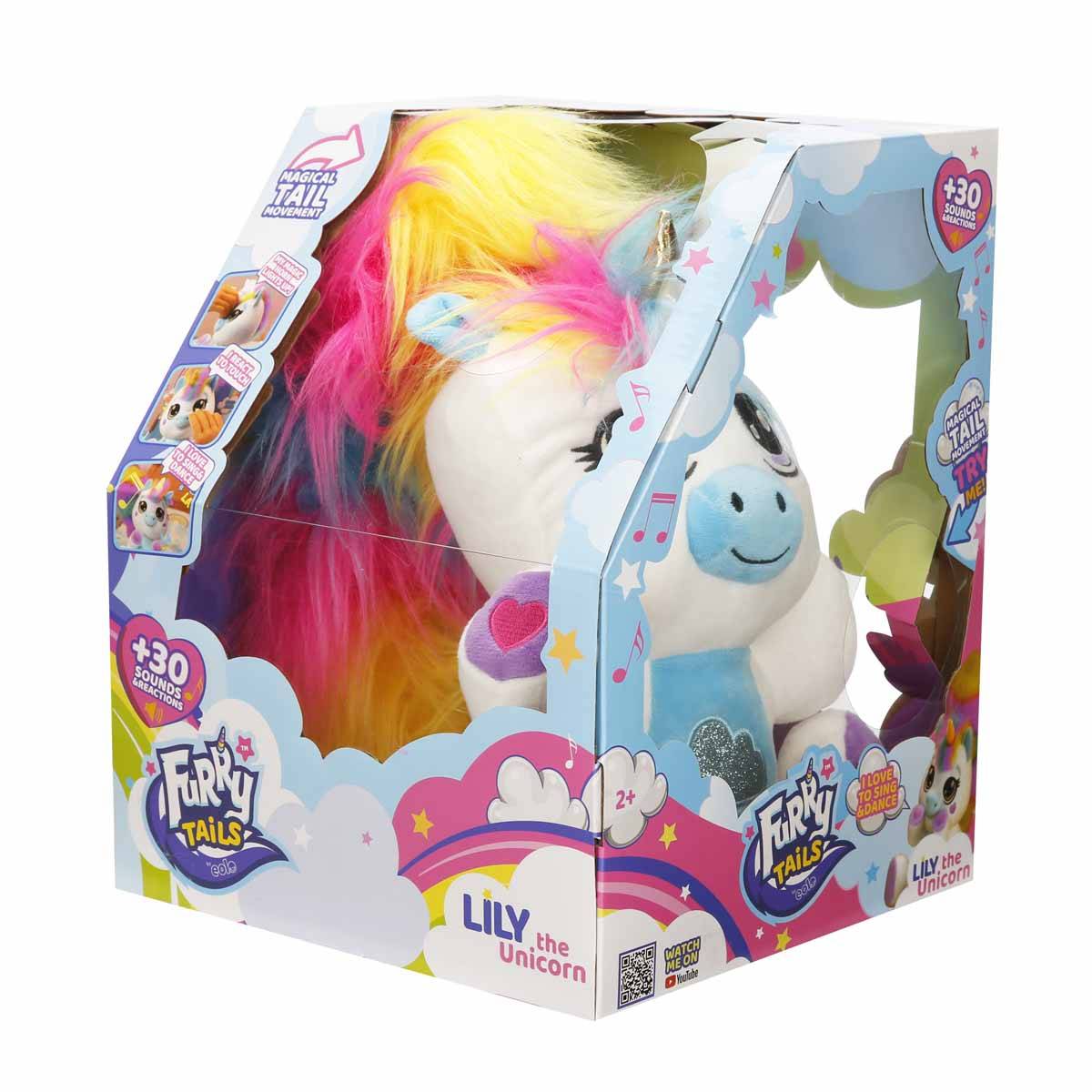 Lily Sesli ve Işıklı Unicorn Peluş