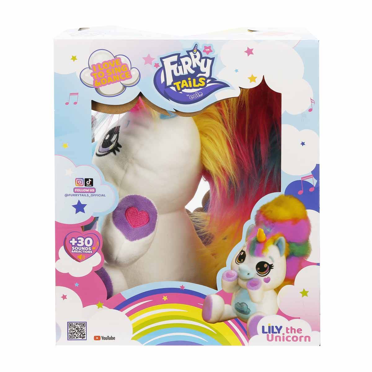 Lily Sesli ve Işıklı Unicorn Peluş