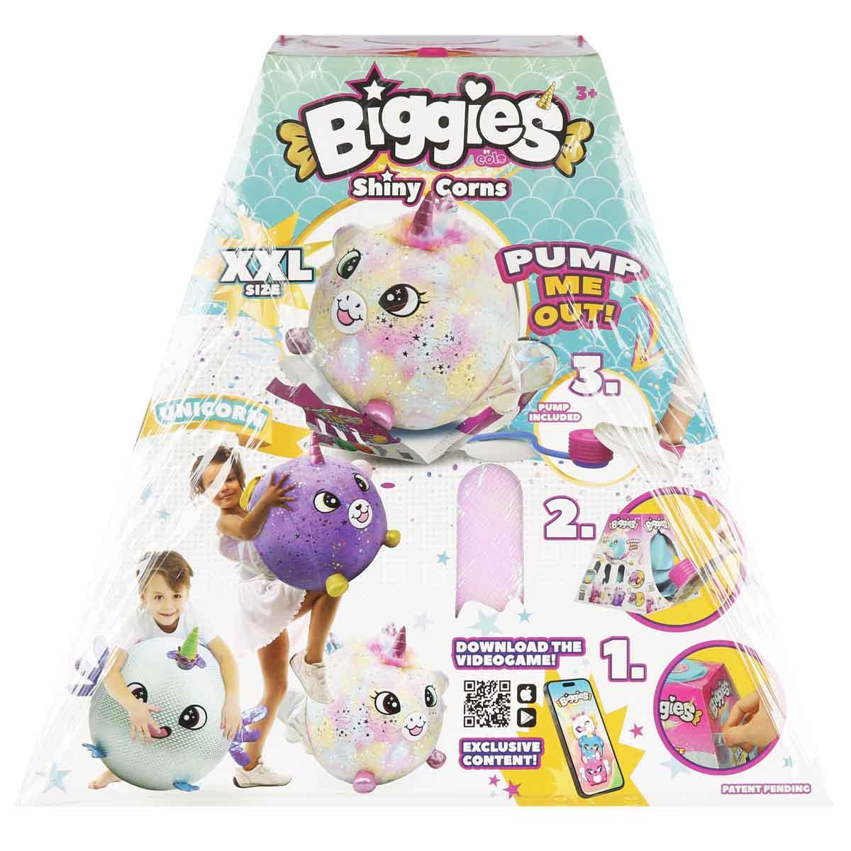 Biggies Şişme Peluş Unicorn XXL Shiny Corns S2