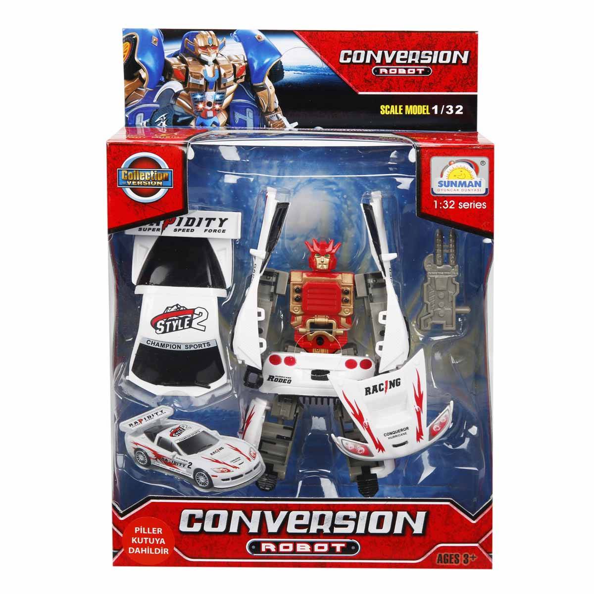 1:32 Sesli ve Işıklı Dönüşebilen Robot