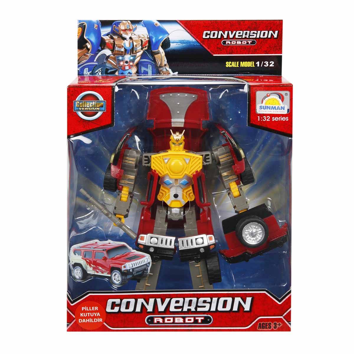 1:32 Sesli ve Işıklı Dönüşebilen Robot