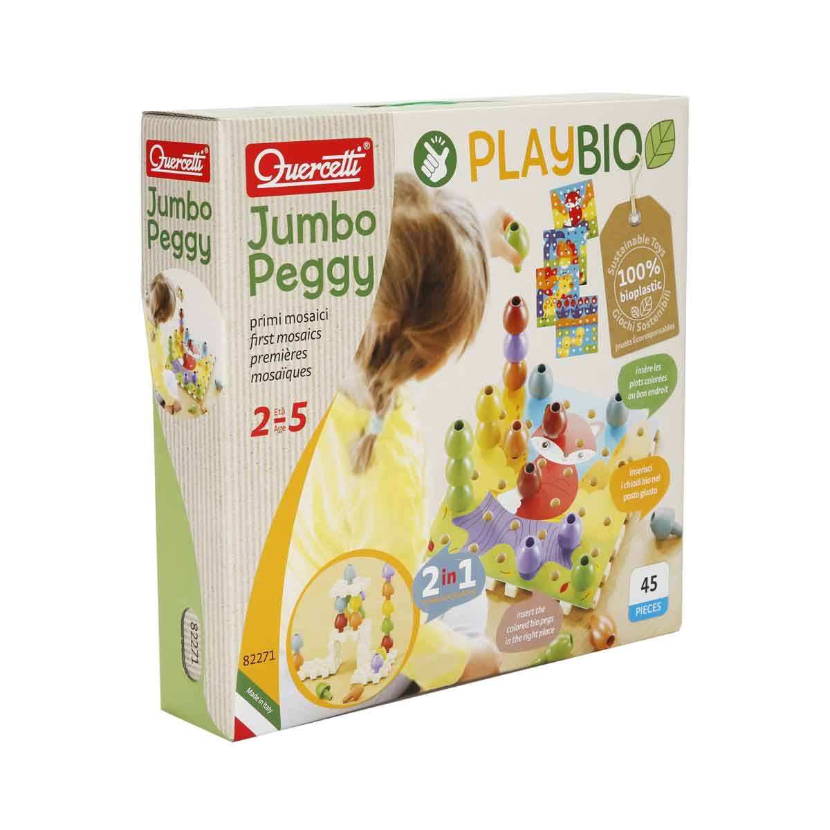 Quercetti PlayBio Jumbo Mozaik Hobi Seti 45 Parça