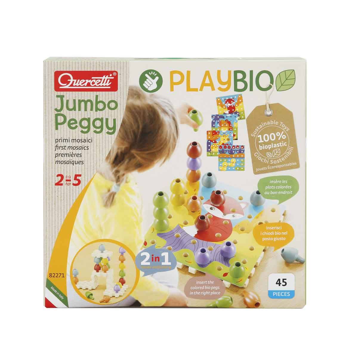 Quercetti PlayBio Jumbo Mozaik Hobi Seti 45 Parça