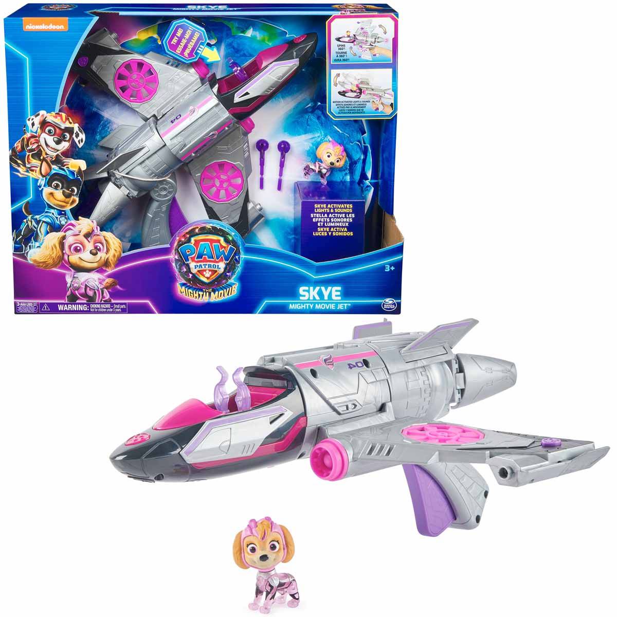 Paw Patrol Movie Sky Figür Delüks Mighty Movie Jet