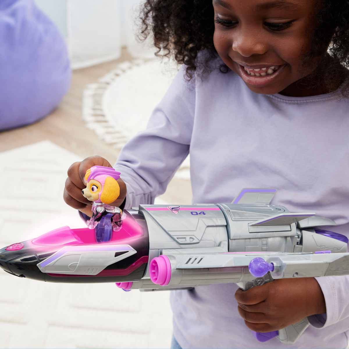 Paw Patrol Movie Sky Figür Delüks Mighty Movie Jet