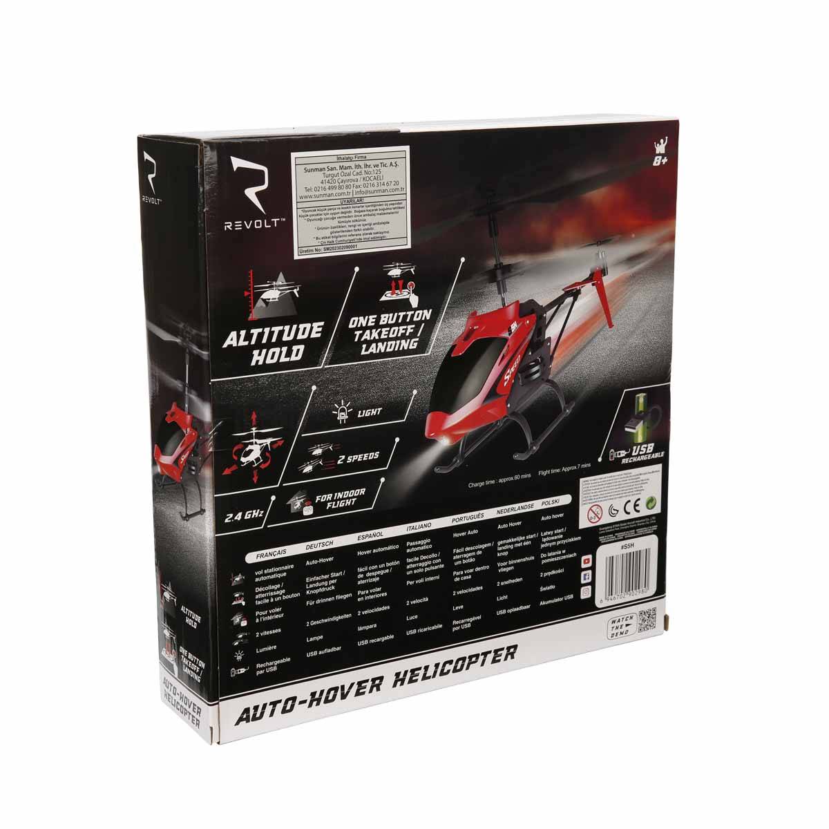Revolt Syma R/C Airwolf Işıklı USB Şarjlı Uzaktan Kumandalı Helikopter