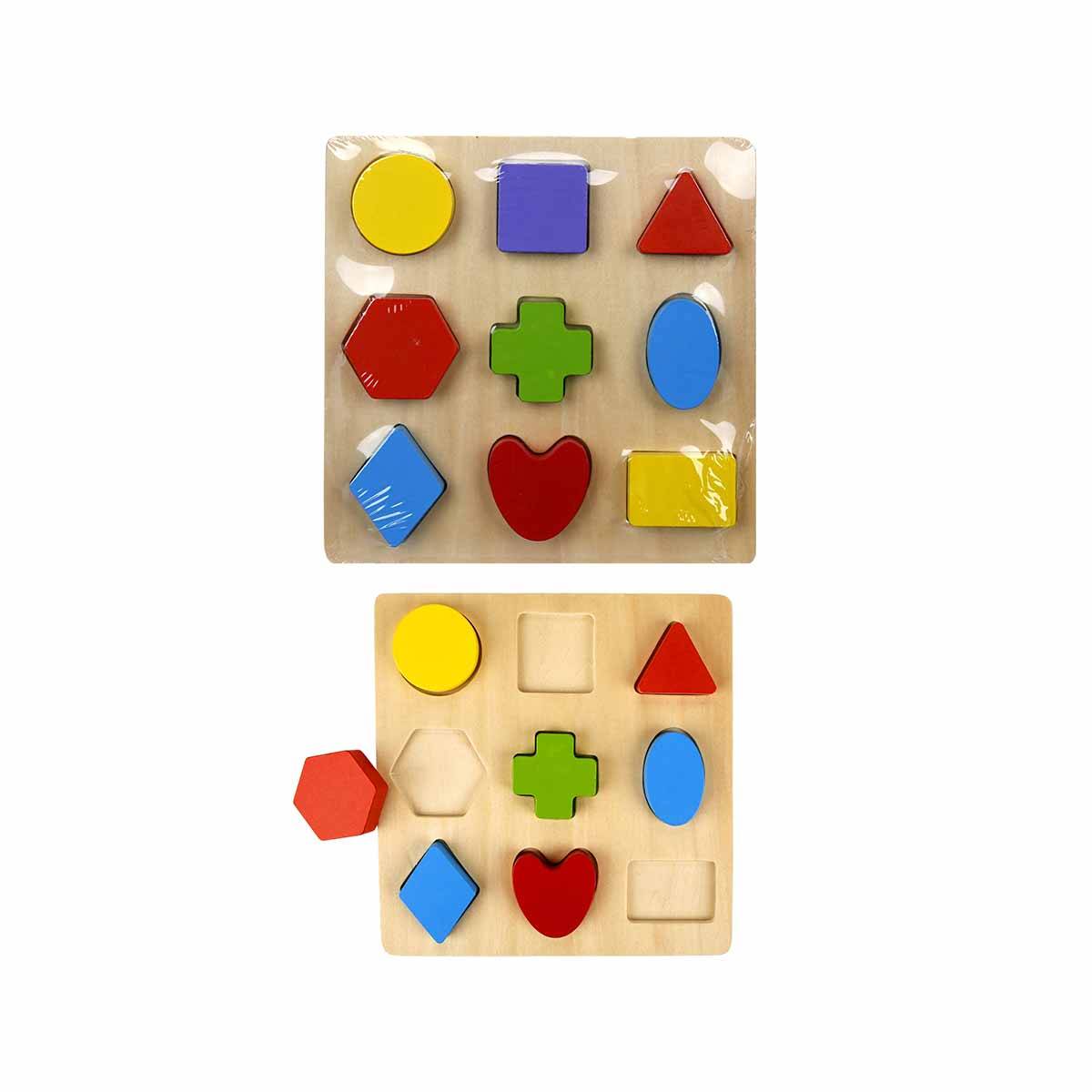 Woody Ahşap Bultak Şekiller 9 Parça