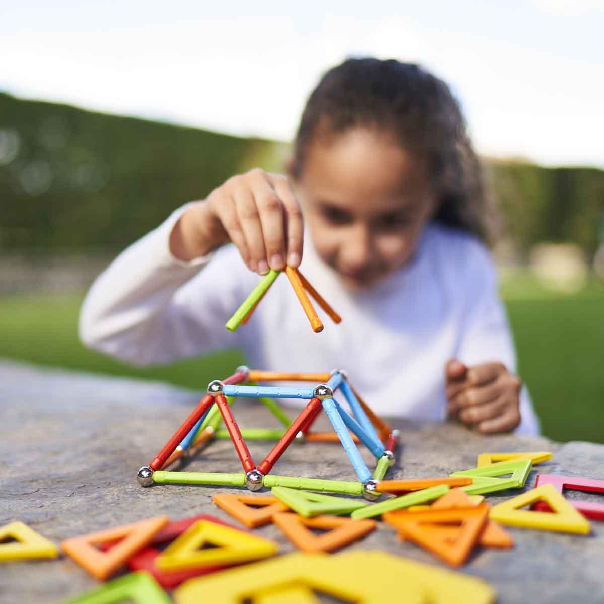 Geomag Supercolor Renkli Manyetik Zeka Çubukları 78 Parça