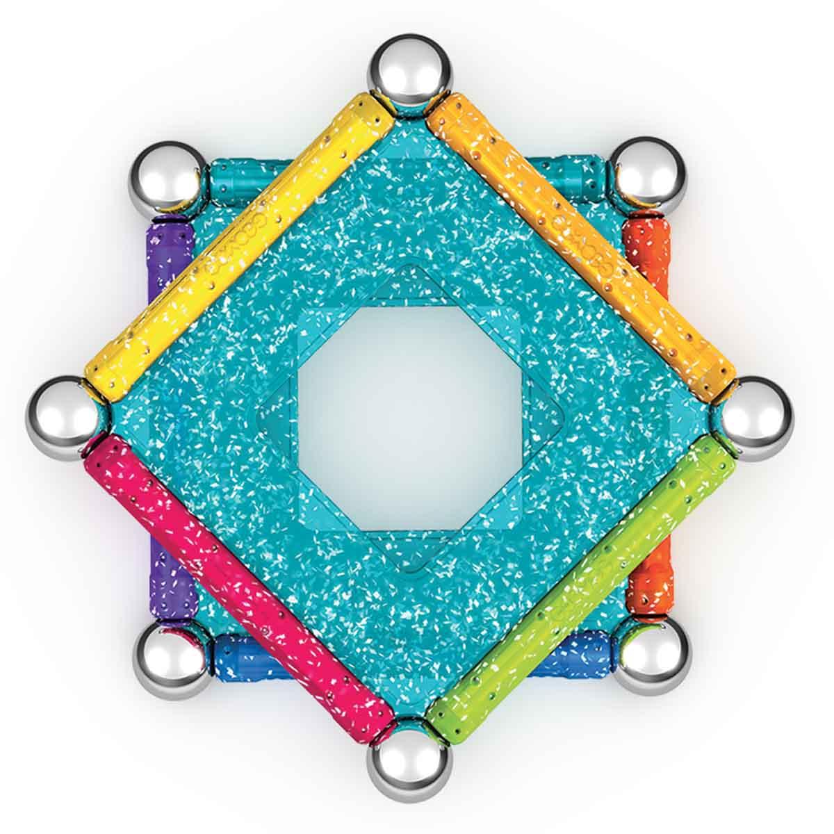 Geomag Glitter Simli Manyetik Zeka Çubukları 22 Parça