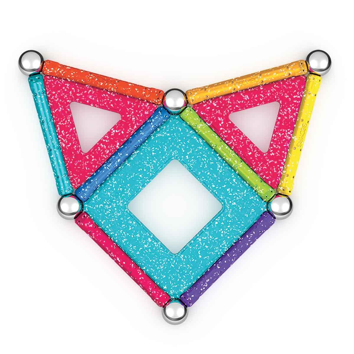 Geomag Glitter Simli Manyetik Zeka Çubukları 22 Parça