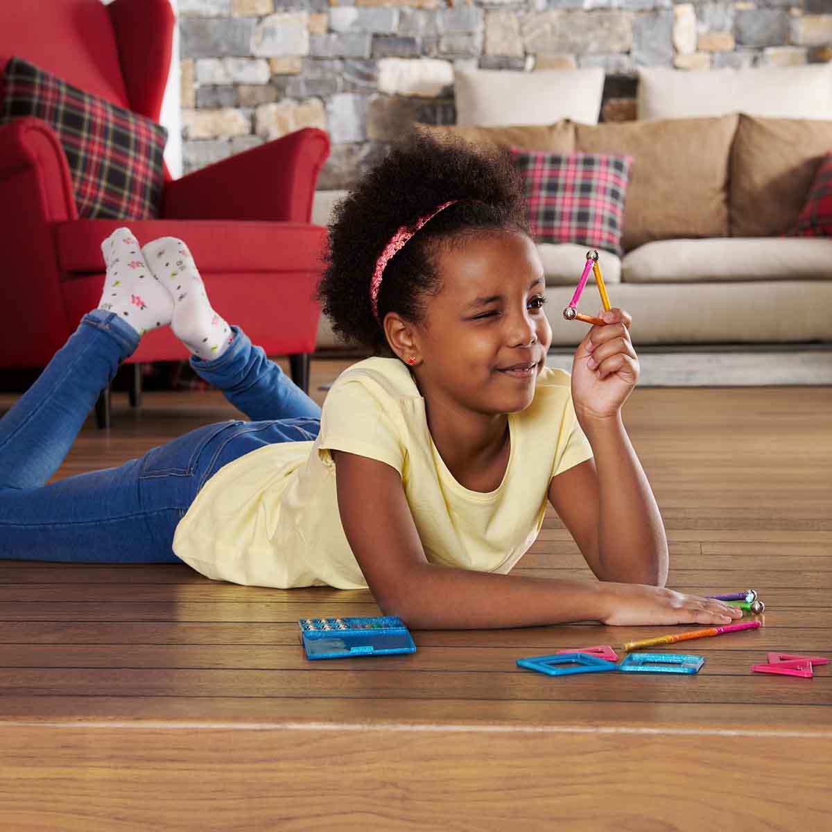 Geomag Glitter Simli Manyetik Zeka Çubukları 22 Parça