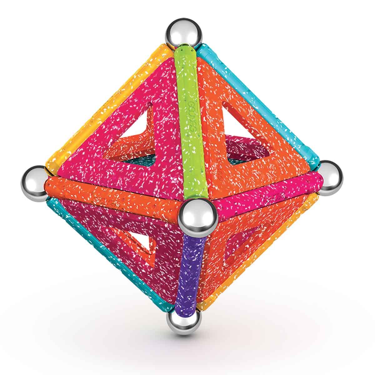 Geomag Glitter Simli Manyetik Zeka Çubukları 35 Parça